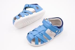 DETSKÉ SANDÁLKY BOBUX STEP UP TROPICANA II - POWDER BLUE + BLUEBERRY 21, 13.7, 5.8