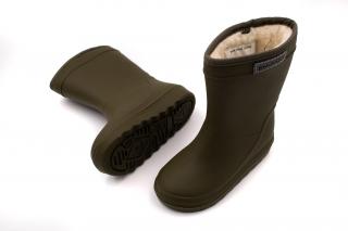 DETSKÉ ZATEPLENÉ GUMÁKY ENFANT THERMO BOOTS - IVY GREEN 27, 15.7, 6.1