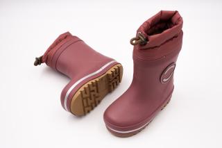 DETSKÉ ZATEPLENÉ GUMÁKY MIKK-LINE - ROSA BROWN 26, 17.5, 7.2