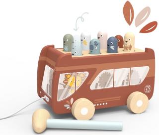 DREVENÁ ZATĹKAČKA SPEEDY MONKEY - AUTOBUS