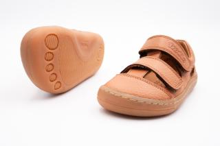 FRODDO BAREFOOT KOŽENÉ SANDÁLKY - COGNAC 32, 21.1, 7.9