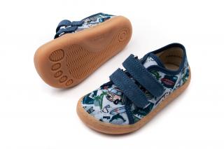 FRODDO BAREFOOT PLÁTENKY CANVAS - LIGHT BLUE 23, 15.2, 6.3