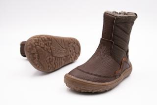 FRODDO BAREFOOT TEX WOOL BOOTS GRIP NEW - BROWN 29, 19.3, 7.4