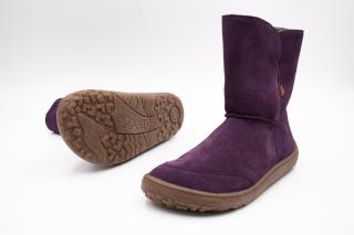 FRODDO BAREFOOT WINTER BOOT TEX SUEDE GRIP - PURPLE 25, 16.6, 6.8