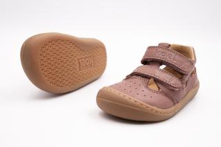 KOEL BAREFOOT SANDÁLE KORKID BEP - OLD PINK 21, 13.4, 5.6