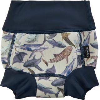 MIKK-LINE BABY SWIM PANT PLAVKY - METAL SHARK 12-18 mesiacov
