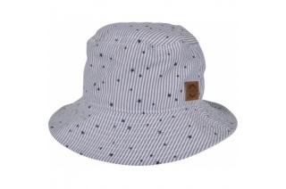 MIKK-LINE LETNÝ "BUCKET" KLOBÚČIK WHITE STAR - UPF 50+ 6-12 mesiacov