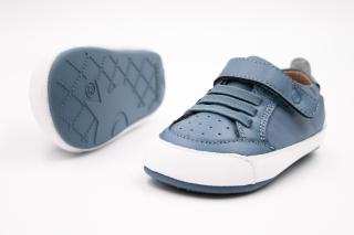 OLD SOLES PREWALKERS BABY TREADY - INDIGO/SNOW 19, 11.9, 6.1