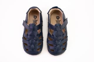 OLD SOLES PREWALKERS GLADIATOR FLAT NAVY 19, 11.9, 5.5