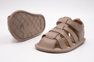 OLD SOLES PREWALKERS LITTLE SURF SANDAL - TAUPE 19, 11.9, 6.5