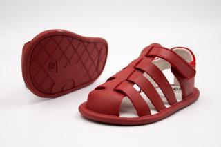 OLD SOLES PREWALKERS SPLASH AWAY SANDAL - RED 21, 13.2, 5.6