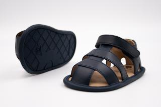 OLD SOLES PREWALKERS WAVES SANDAL - NAVY 22, 14, 5.8