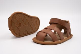 OLD SOLES PREWALKERS WAVES SANDAL - TAN 19, 11.9, 6.5