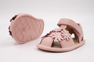 OLD SOLES PREWALKERS WILD FLOWER SANDAL - POWDER PINK 22, 14, 5.8