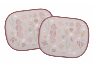SLNEČNÁ CLONA 2 KS LITTLE DUTCH - OCEAN DREAMS PINK