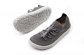 VZDUŠNÉ BAREFOOT TENISKY FRODDO LIGHT - GREY 27, 17.4, 7.1