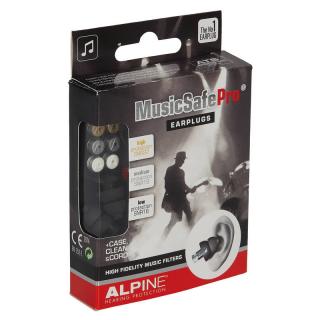 Alpine MusicSafe Pro Black (Profesionálna ochrana sluchu)