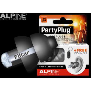Alpine PartyPlug Black (Párty chrániče sluchu)
