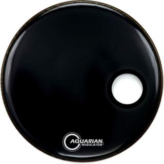 Aquarian Regulator RSM Offset Hole Gloss Black 20  (Čierna blana na bubon)