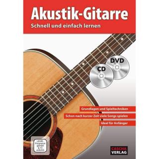 Cascha Acoustic Guitar - Fast and easy way to learn (with CD and DVD) (Učebnica pre hráčov na akustickú gitaru)