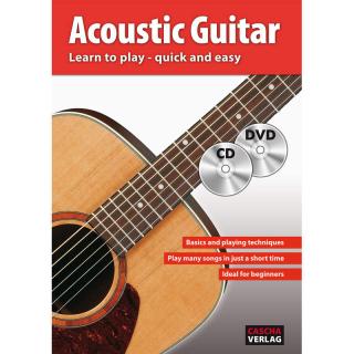 Cascha Acoustic Guitar Learn To Play Quick And Easy (Učebnica pre hráčov na akustickú gitaru)