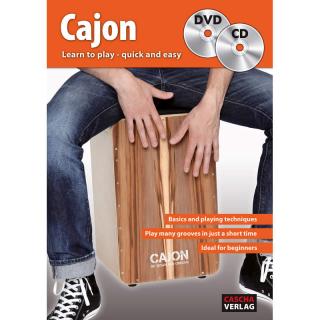 Cascha Cajon Learn To Play Quick And Easy (Učebnica pre hráčov na cajon)