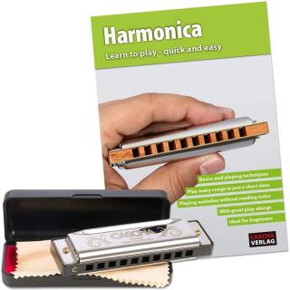 Cascha HH 1620 EN Special Blues Set (Diatonická ústna harmonika s puzdrom)