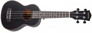 Cascha HH 2262 Premium Mahogany Ukulele Set Black (Sopránové akustické ukulele)