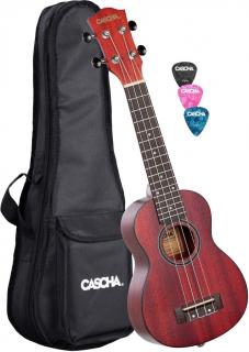 Cascha HH 2263 Premium Red (Sopránové ukulele)