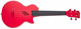 Cascha HH 2280 Carbon Fibre Ukulele Set Red (Koncertné akustické ukulele)