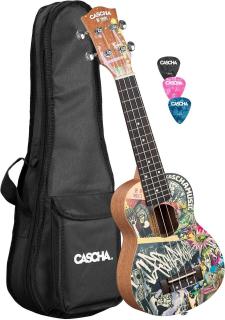 Cascha HH 2600 Art Series Urban (Sopránové ukulele)
