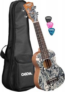 Cascha HH 2601 Art Series Sketch (Sopránové ukulele)