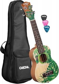 Cascha HH 2602 Art Series Leafy (Sopránové ukulele)