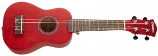 Cascha HH 3961 Soprano Ukulele Set Red (Sopránové akustické ukulele)