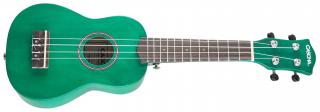 Cascha HH 3963 Soprano Ukulele Green Set (Sopránové akustické ukulele)