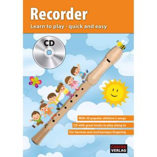 Cascha Recorder Learn To Play Quick And Easy (Učebnica pre hráčov na flautu)