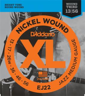 D'Addario EJ22 (Struny pre elektrickú gitaru .013 - Extra tvrdé)