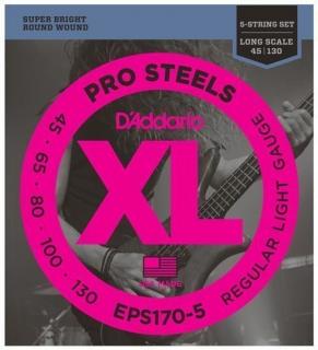 D'Addario EPS170-5 (Sada 5 strún pre elektrickú basgitaru)