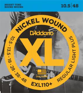 D'Addario EXL110+ (Struny pre elektrickú gitaru .010 - Tvrdé)