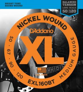 D'Addario EXL160BT (Sada 4 strún pre elektrickú basgitaru)