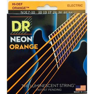 DR Strings Neon Hi-Def NOE7-10 (Struny pre 7-strunovú elektrickú gitaru)