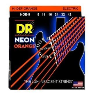 DR Strings NOE-9 Neon (Struny pre elektrickú gitaru .009)