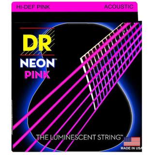 DR Strings NPA-12 HiDef Neon (Struny pre akustickú gitaru .012)