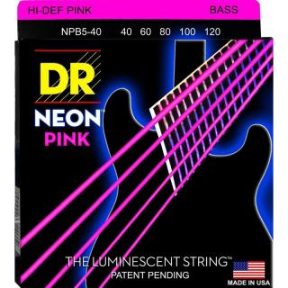 DR Strings NPB5-40 (Sada 5 strún pre elektrickú basgitaru)