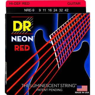 DR Strings NRE-9 Neon (Struny pre elektrickú gitaru .009)