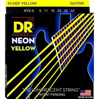 DR Strings NYE-9 Neon (Struny pre elektrickú gitaru .009)