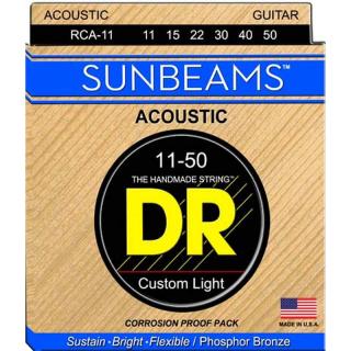 DR Strings RCA-11 Sumbeams (Struny pre akustickú gitaru .011)