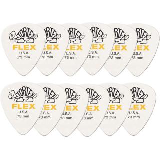 Dunlop 428P 0.73 Tortex Flex Standard Player Pack (Sada Medium trsátiek (12 ks))