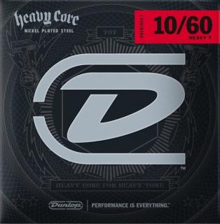 Dunlop DHCN 1060 Heavy Core 7 String Guitar Strings (Sada strún pre 7-strunovú elektrickú gitaru)