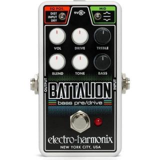 Electro Harmonix Nano Battalion Bass Preamp &amp; Overdrive (Efektový pedál pre basgitaru)